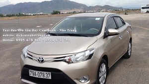 Loại xe đưa đón sân bay Cam Ranh: Toyota Vios 4 chỗ